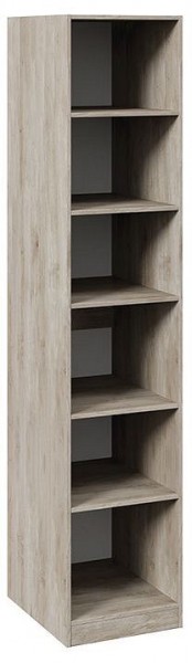 Шкаф для белья Эмбер СМ-348.07.002 L в Александровском - alexsandrovskoe.mebel24.online | фото 2