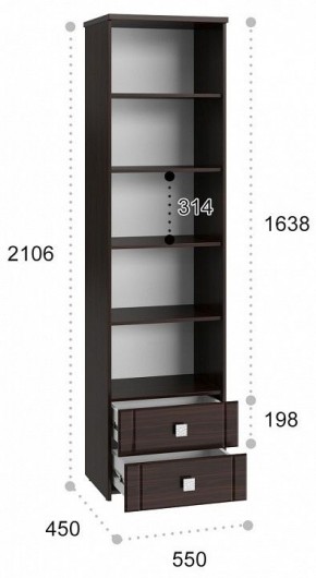 Шкаф для белья Изабель ИЗ-63К в Александровском - alexsandrovskoe.mebel24.online | фото 3