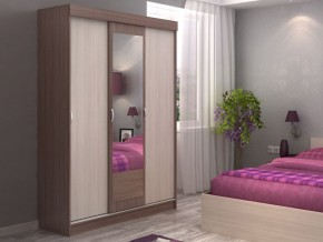 Шкаф-купе Басса ШКК 551 венге-дуб венге/дуб белфорд в Александровском - alexsandrovskoe.mebel24.online | фото 3
