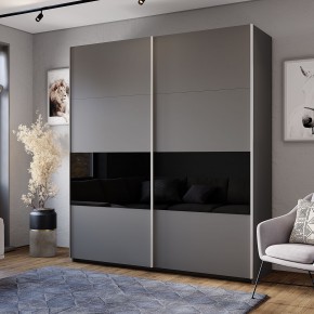 Шкаф-купе Харви ШКК-10 (графит) в Александровском - alexsandrovskoe.mebel24.online | фото 1