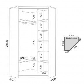 Шкаф-купе ХИТ-У-24-4-66 в Александровском - alexsandrovskoe.mebel24.online | фото 2