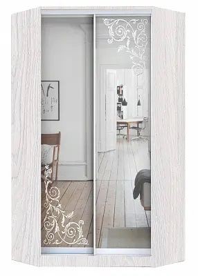 Шкаф-купе ХИТ-У-24-4-66 ОРНАМЕНТ в Александровском - alexsandrovskoe.mebel24.online | фото