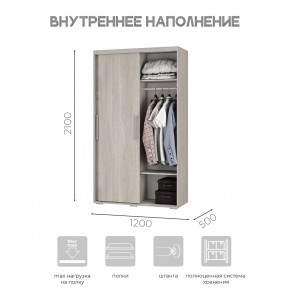 Шкаф-купе ШКК-11 (ясень белый) в Александровском - alexsandrovskoe.mebel24.online | фото 6