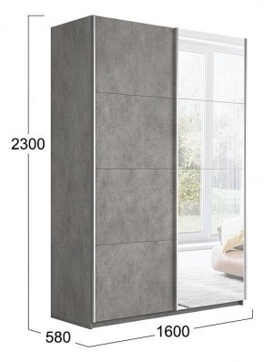 Шкаф-купе Траст СШК 2.160.80-11.13 в Александровском - alexsandrovskoe.mebel24.online | фото 3