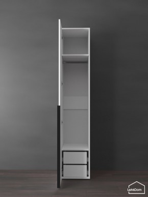 Шкаф Linnea MHR-1-3 2050х400х510 (Белый-М 11.1.2) в Александровском - alexsandrovskoe.mebel24.online | фото 6