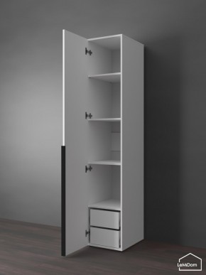 Шкаф Linnea MHR-1-3 2050х400х510 (Белый-М 11.1.2) в Александровском - alexsandrovskoe.mebel24.online | фото 5