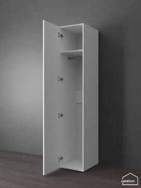 Шкаф Linnea MHR-1PO 2050х400х510 (Белый-М 11.1.1) в Александровском - alexsandrovskoe.mebel24.online | фото 4