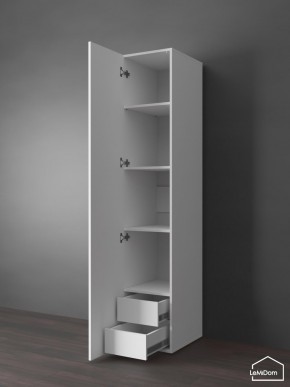 Шкаф Linnea MHR-1PO-4 2050х400х510 (Белый-М 11.1.1) в Александровском - alexsandrovskoe.mebel24.online | фото 4