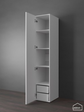 Шкаф Linnea MHR-1PO-4 2050х400х510 (Белый-М 11.1.2) в Александровском - alexsandrovskoe.mebel24.online | фото 5