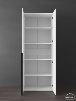 Шкаф Linnea MHR-2-2 2050х800х510 (Белый-М 11.1.1) в Александровском - alexsandrovskoe.mebel24.online | фото 4