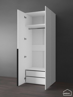 Шкаф Linnea MHR-2-3 2050х800х510 (Белый-М 11.1.1) в Александровском - alexsandrovskoe.mebel24.online | фото 6