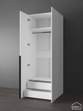 Шкаф Linnea MHR-2-3 2050х800х510 (Белый-М 11.1.2) в Александровском - alexsandrovskoe.mebel24.online | фото 5