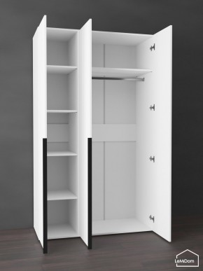 Шкаф Linnea MHR-3-1 2050х1200х510 (Белый-М 11.1.2) в Александровском - alexsandrovskoe.mebel24.online | фото 4
