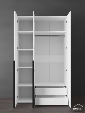 Шкаф Linnea MHR-3-2 2050х1200х510 (Белый-М 11.1.2) в Александровском - alexsandrovskoe.mebel24.online | фото 6