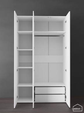 Шкаф Linnea MHR-3PO-2 2050х1200х510 (Белый-М 11.1.1) в Александровском - alexsandrovskoe.mebel24.online | фото 6