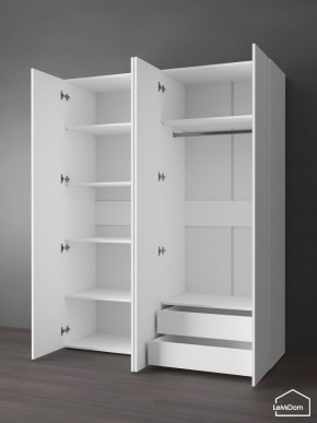 Шкаф Linnea MHR-4PO-2 2050х1600х510 (Белый-М 11.1.1) в Александровском - alexsandrovskoe.mebel24.online | фото 6