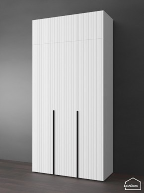 Шкаф с антресолью Linnea MHR-3A-1 2450х1200х510 (Белый-М 11.1.1) в Александровском - alexsandrovskoe.mebel24.online | фото 1