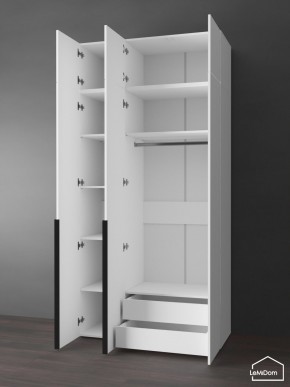 Шкаф с антресолью Linnea MHR-3A-2 2450х1200х510 (Белый-М 11.1.2) в Александровском - alexsandrovskoe.mebel24.online | фото 5