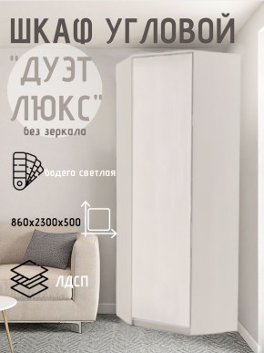 Шкаф угловой Дуэт Люкс без зеркала в Александровском - alexsandrovskoe.mebel24.online | фото