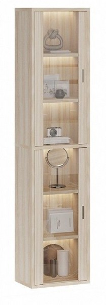 Шкаф-витрина Домино СУ(ш1в2)+2ФС в Александровском - alexsandrovskoe.mebel24.online | фото 2