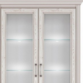Шкаф-витрина Стилиус с подсветкой B169-REG2W2S в Александровском - alexsandrovskoe.mebel24.online | фото 2