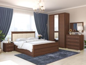 Спальня Ливорно орех в Александровском - alexsandrovskoe.mebel24.online | фото