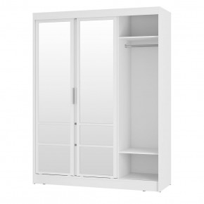 Спальня Симпл (белая) модульная в Александровском - alexsandrovskoe.mebel24.online | фото 47