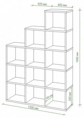 Стеллаж Бартоло СЛД 5 в Александровском - alexsandrovskoe.mebel24.online | фото 2