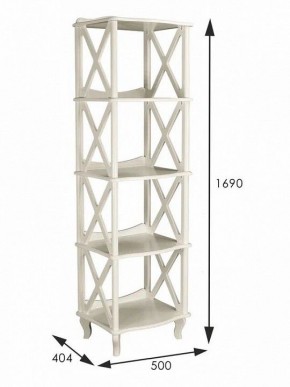Стеллаж Джульетта 4 в Александровском - alexsandrovskoe.mebel24.online | фото 8