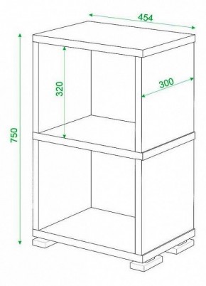Стеллаж Домино СБ-15/2 в Александровском - alexsandrovskoe.mebel24.online | фото 2