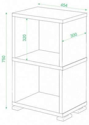 Стеллаж-колонка Домино СБ-15/2 в Александровском - alexsandrovskoe.mebel24.online | фото 2