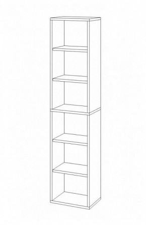 Стеллаж-колонка Домино СУ(ш1в2) в Александровском - alexsandrovskoe.mebel24.online | фото 3