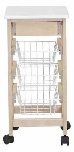 Стеллаж С ящиком и корзинами в Александровском - alexsandrovskoe.mebel24.online | фото 3