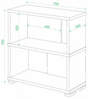 Стеллаж СБ-10/2 в Александровском - alexsandrovskoe.mebel24.online | фото 2
