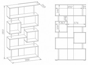 Стеллаж СТ-2 в Александровском - alexsandrovskoe.mebel24.online | фото 2