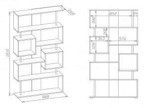Стеллаж СТ-2 в Александровском - alexsandrovskoe.mebel24.online | фото 2