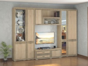 Стенка Ливорно дуб сонома в Александровском - alexsandrovskoe.mebel24.online | фото 3