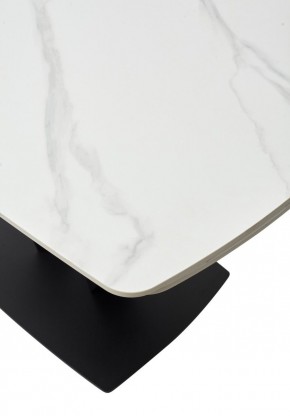 Стол ALATRI 120 MATT WHITE MARBLE SOLID CERAMIC / BLACK, ®DISAUR в Александровском - alexsandrovskoe.mebel24.online | фото 11