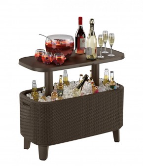 Стол Беви Бар (Bevy Bar Large Cool Bar), коричневый в Александровском - alexsandrovskoe.mebel24.online | фото 3