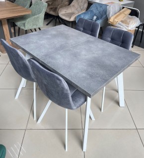 Стол BRICK M 140 Бетон Портленд/ Белый М-City в Александровском - alexsandrovskoe.mebel24.online | фото 2