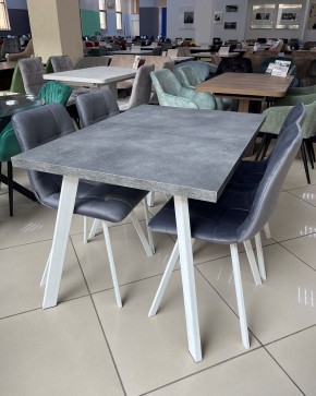Стол BRICK M 140 Бетон Портленд/ Белый М-City в Александровском - alexsandrovskoe.mebel24.online | фото 3