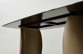 Стол BRONTE 220 KL-188 Контрастный мрамор матовый, итальянская керамика/ Шампань, ®DISAUR в Александровском - alexsandrovskoe.mebel24.online | фото 6