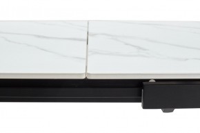 Стол CORNER 120 MATT WHITE MARBLE SOLID CERAMIC / BLACK, ®DISAUR в Александровском - alexsandrovskoe.mebel24.online | фото 8