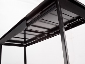 Стол CREMONA 140 HIGH GLOSS STATUARIO Белый мрамор глянцевый, керамика/ черный каркас, ®DISAUR в Александровском - alexsandrovskoe.mebel24.online | фото 6