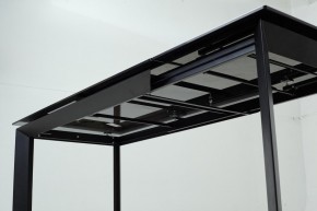 Стол CREMONA 140 KL-99 Белый мрамор матовый, итальянская керамика / черный каркас, ®DISAUR в Александровском - alexsandrovskoe.mebel24.online | фото 13