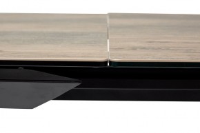 Стол CREMONA 180 KL-61 Под дерево, итальянская керамика / черный каркас, ®DISAUR в Александровском - alexsandrovskoe.mebel24.online | фото 4