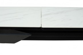 Стол CREMONA 180 KL-99 Белый мрамор матовый, итальянская керамика / черный каркас, ®DISAUR в Александровском - alexsandrovskoe.mebel24.online | фото 12