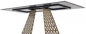 Стол ENNA 220 KL-188 Контрастный мрамор матовый, итальянская керамика/ каркас цвета шампань, ®DISAUR в Александровском - alexsandrovskoe.mebel24.online | фото 12