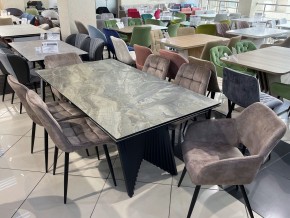 Стол IVAR 180 MARBLES KL-80 Серый мрамор, итальянская керамика, ®DISAUR в Александровском - alexsandrovskoe.mebel24.online | фото 11