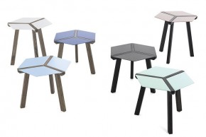 Стол журн. ESA 07.35 M318 light  blu/ L002 oak spessart в Александровском - alexsandrovskoe.mebel24.online | фото